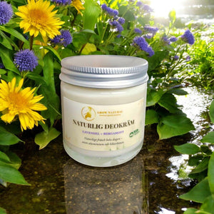 Grow Natural™ - Naturlig Deokräm Lavendel & Bergamott - Grownatural.se