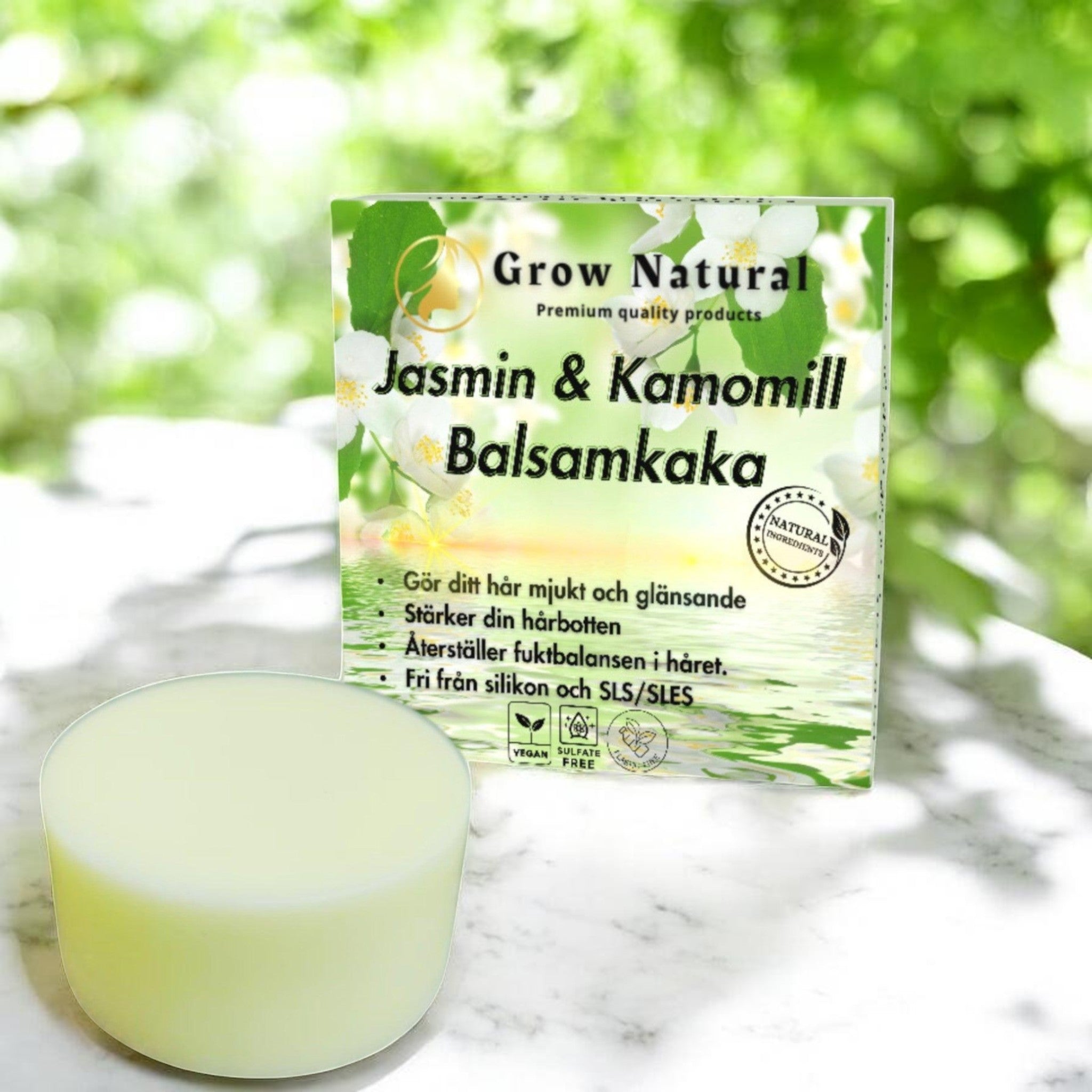 Grow Natural Jasmin & Kamomill Balsamkaka

