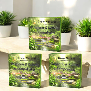 Grow Natural™ - Rosmarin & Koffein Schampo för hår som tunnas ut! - Grownatural.se