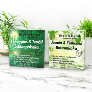 Grow Natural™ - Eukalyptus & Teträd schampo för känslig hårbotten - Grownatural.se