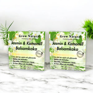 Grow Natural™ - Jasmin & Kamomill Balsam för ett lyckligare hår - Grownatural.se